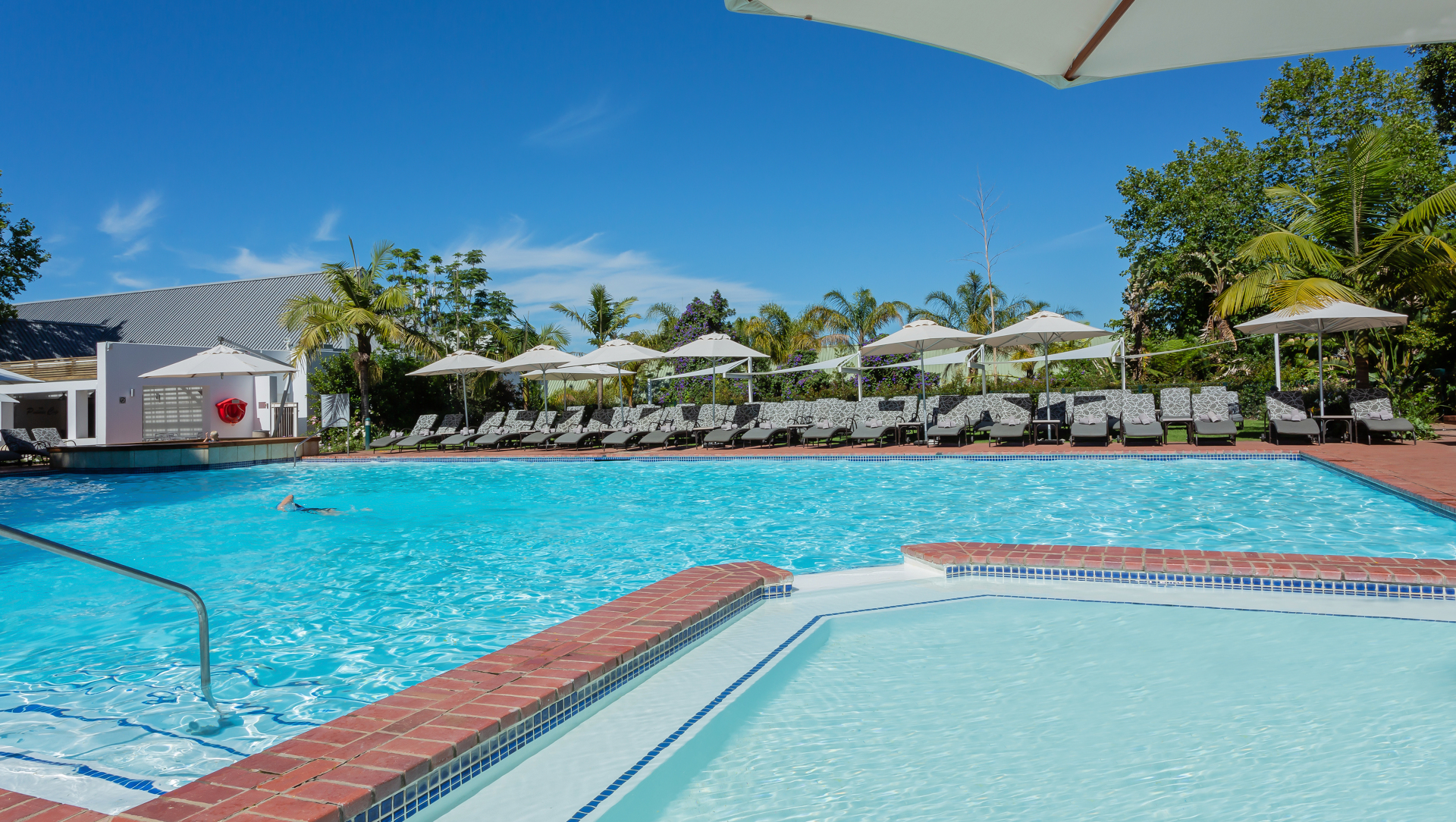 Piscina y zona exterior